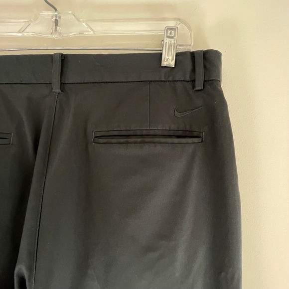NIKE GOLF Pants Standard Fit Straight Leg Stretch Waist Black Active Pants Sz 36 - Picture 4 of 6